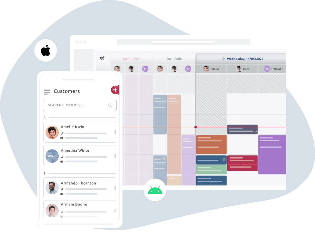 mobile and desktop apps connected