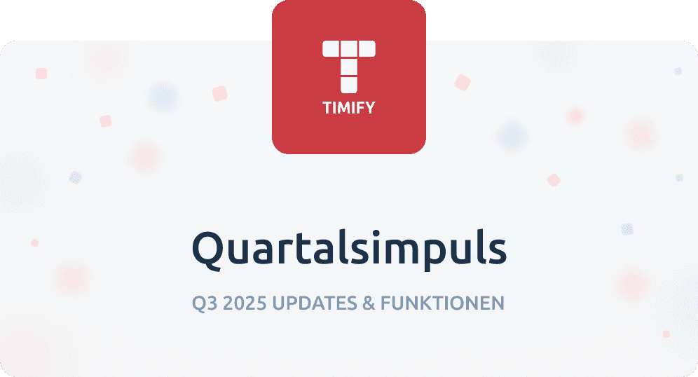 Quartalsimpuls mit Timify logo