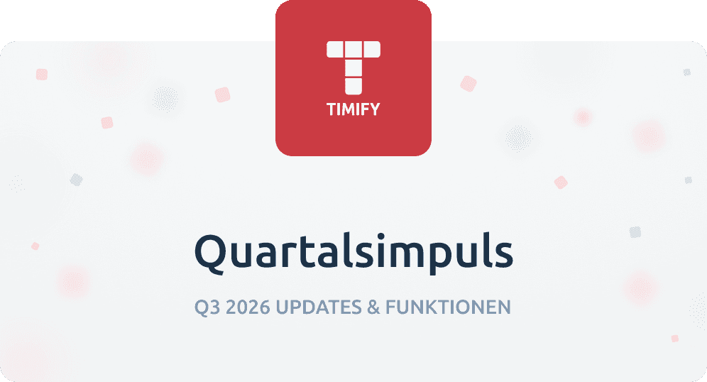 Quartalsimpuls mit Timify logo