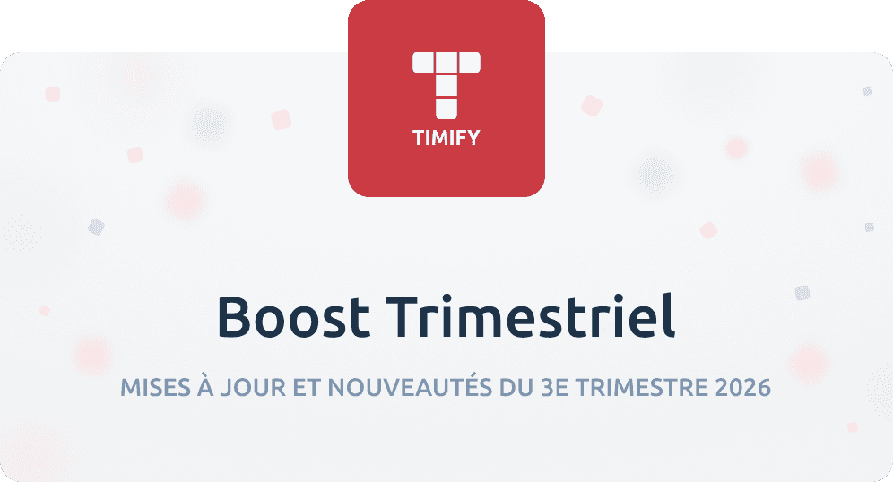 Quarterly Boost with Timify logo