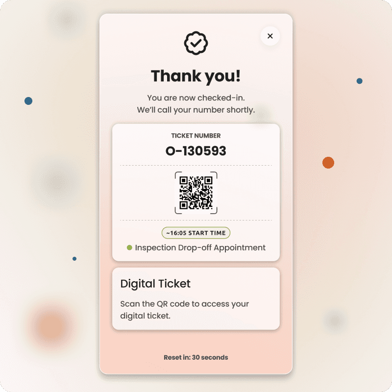 smart serve ticket