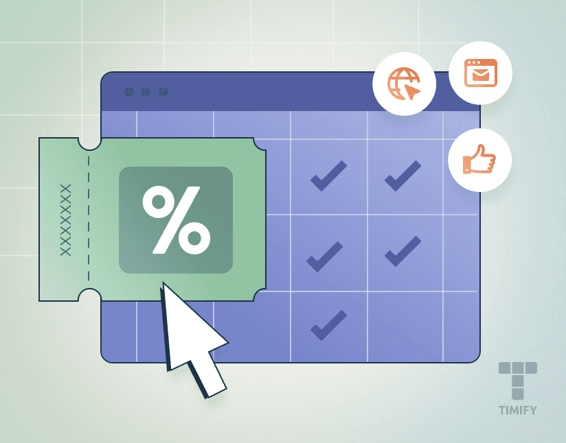 coupons and calendar graphics