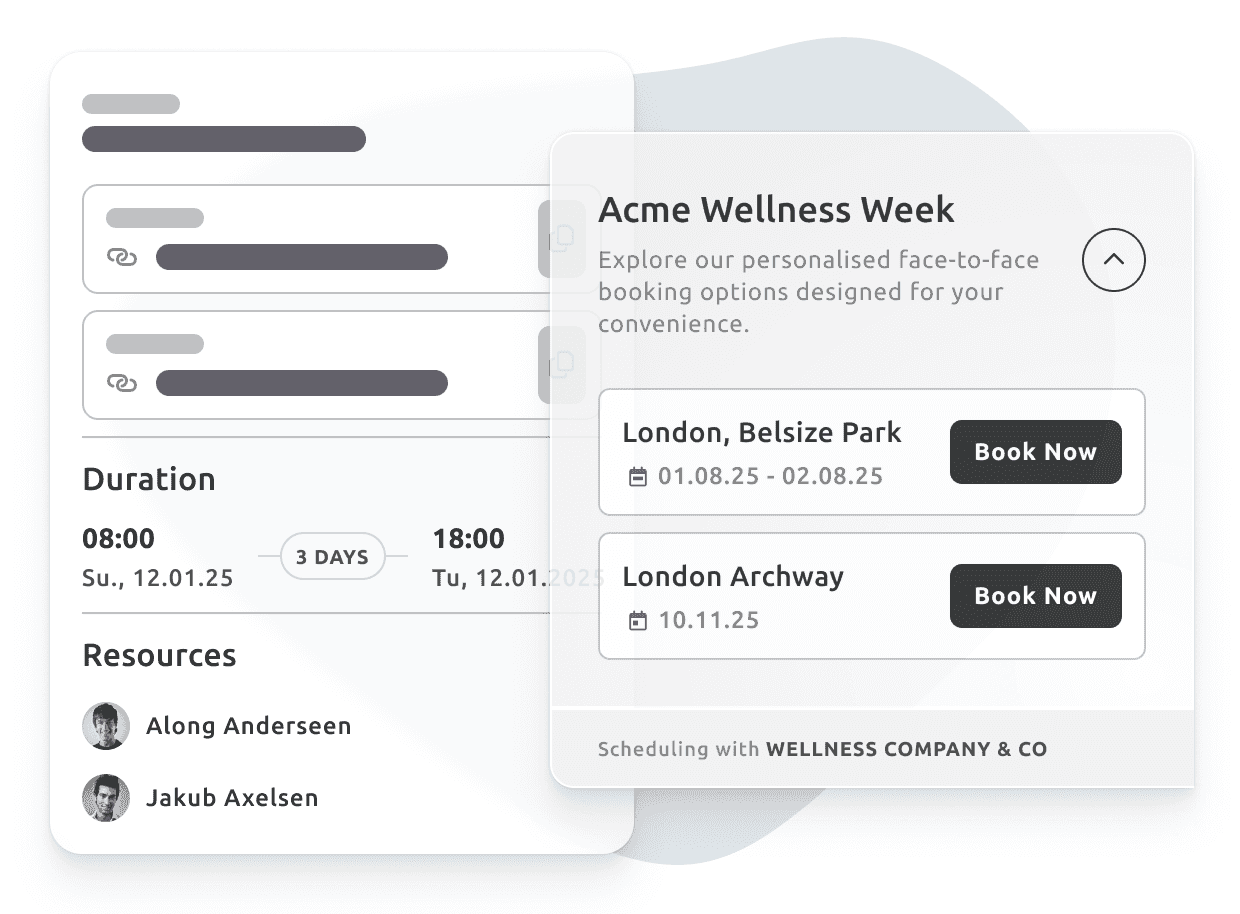 Screenshot showing the details interface of a created link in the TIMIFY Smart Links solution