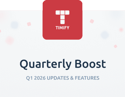 Quarterly Boost with Timify logo