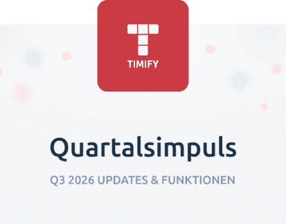 Quartalsimpuls mit TIMIFY logo