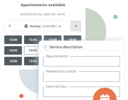 Appointment booking Widget