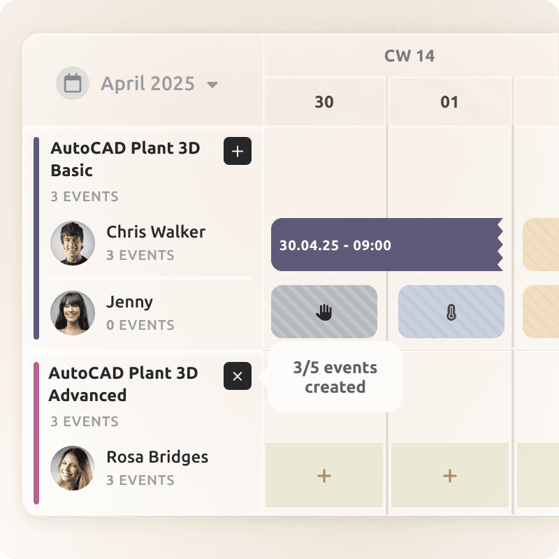 course planner interface