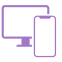a big screen and a mobile screen icon