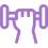 Icon of a dumbbell, representing fitness studios.