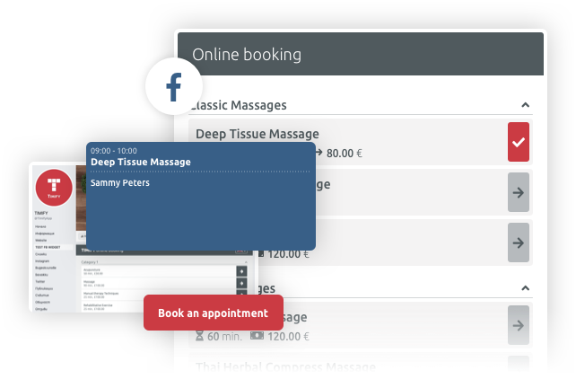 Website- en Facebookintegratie
