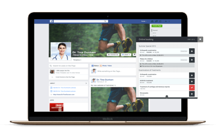 Online- Terminbuchung über Facebook