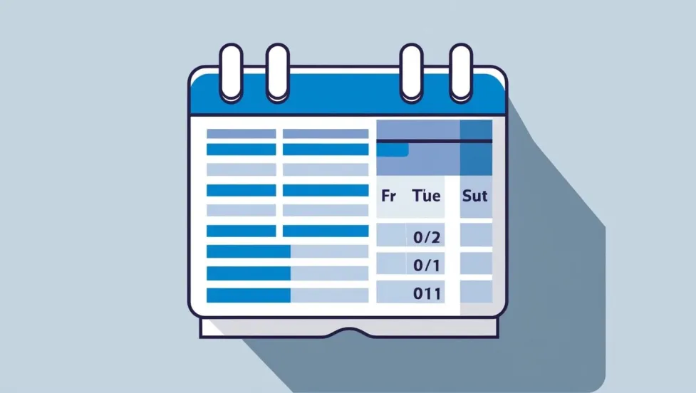 a calendar