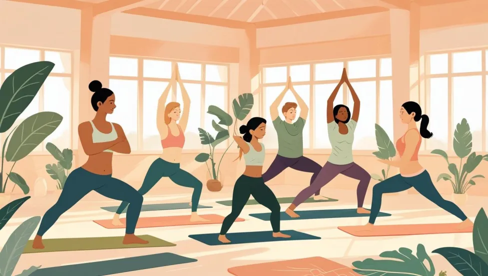 a diverse yoga course