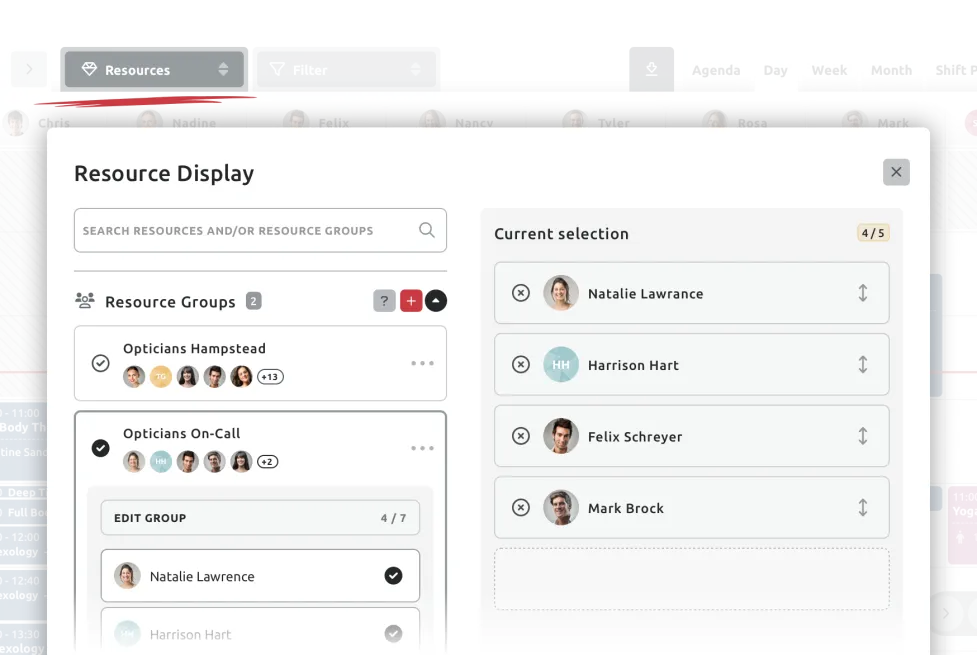 The Calendar Resource Display