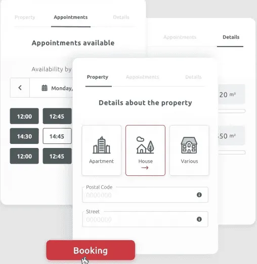 Illustration automatisierter Buchungsprozesse