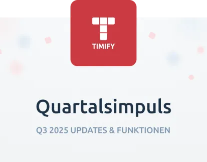 Quartalsimpuls mit Timify logo